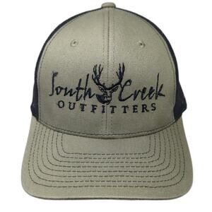 NV CAPS Trucker Hat Green OSFM South Creek Outfitters Buck Deer Mesh Snapback
